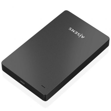 Aisens Caja Externa 2.5″ 9.5mm SATA a USB-C USB3.1 Gen1, Negra